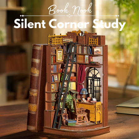 DIY Book Nook - Silent Corner Study I Rolife
