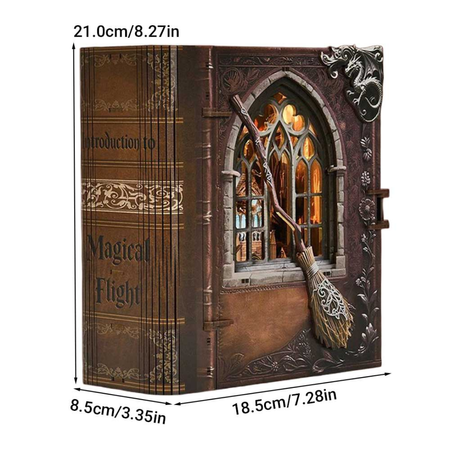 Magical Flight – DIY Book Nook Minicity | Puzzle 3D Prezent