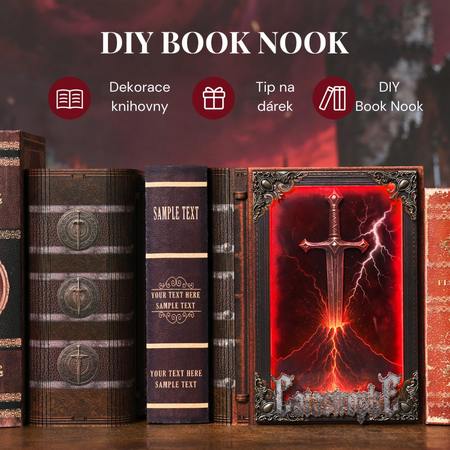 Sword of Fire – DIY Book Nook Minicity | Puzzle 3D Prezent