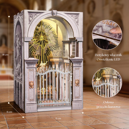 St. Charles Church – DIY Book Nook Minicity | Puzzle 3D Prezent