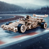 Bolid F1 z Napędem – Puzzle 3D ROKR Samochód (247 el.)