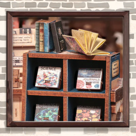 DIY Book Nook - The Schoolar's Bookstore | Cutebee