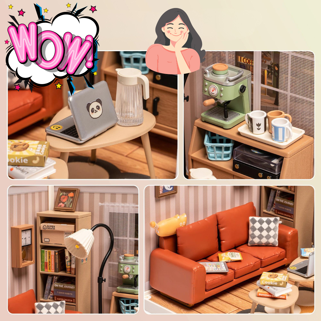 Budowanie krok po kroku – Mini Domek 3d - Salon | Rolife