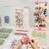 Puzzle 3D Bukiet Kwiatów – Blooming Bouquet Box | Model DIY ROKR