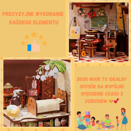 DIY Book Nook - Domek Krecika | Cutebee