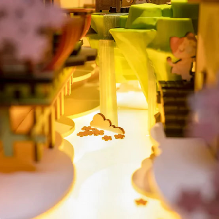 DIY Book Nook - Falling Sakura I Rolife