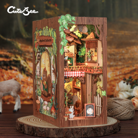 DIY Book Nook - Wiewiórka | Cutebee