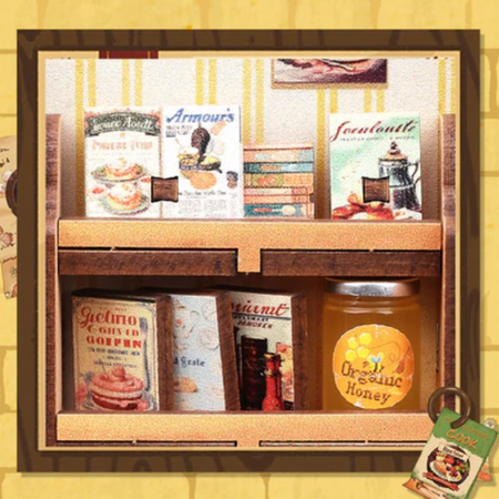 DIY Book Nook - Cooking Bookstore | Cutebee
