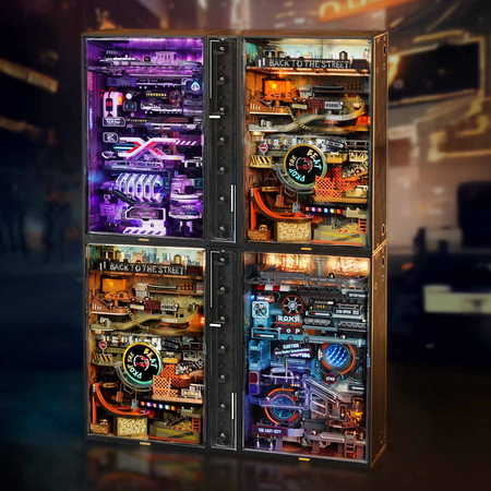 Tor Kulkowy Hip-Hop Street – Puzzle 3D ROKR z LED (134 el.)