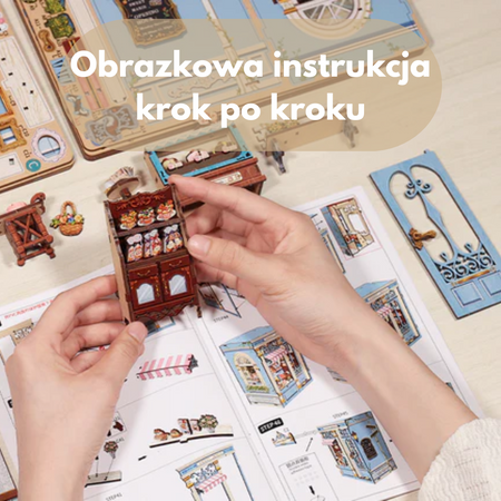 DIY Book Nook - Cukiernia Sweet Marie | Cutebee