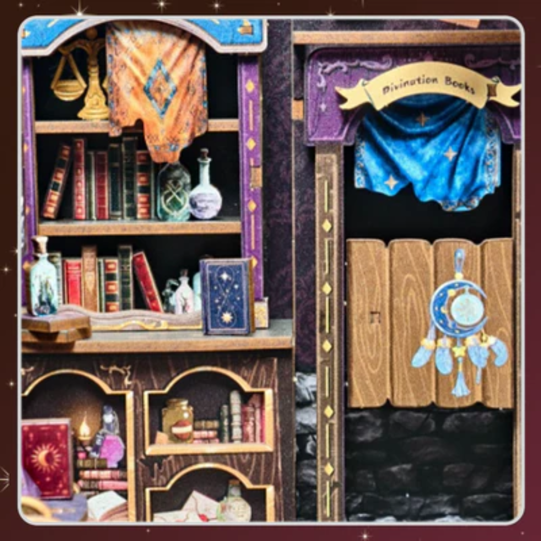 Efekt wow w biblioteczce – DIY Book Nook - The Astrology Bookshop | Cutebee