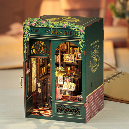 DIY Book Nook Zestaw Urodzinowy - Księgarnia u Sowy