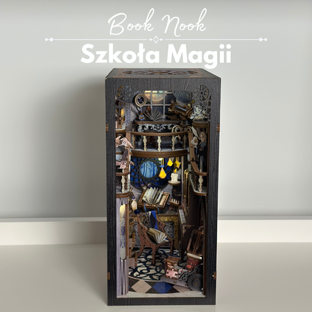 DIY Book Nook - Szkoła Magii | Cutebee