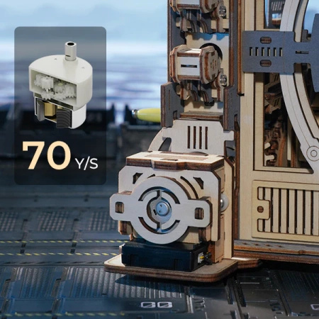 Tor Kulkowy Marble Spaceport – Puzzle 3D ROKR, 2 tryby (472 el.)