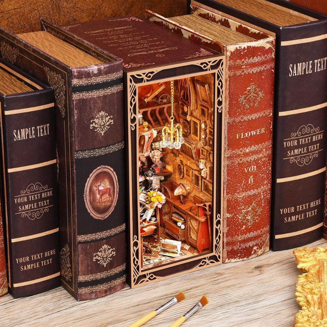 Nastrojowy kącik odpoczynku – Painter's Day at Dusk – DIY Book Nook Minicity | Puzzle 3D Prezent