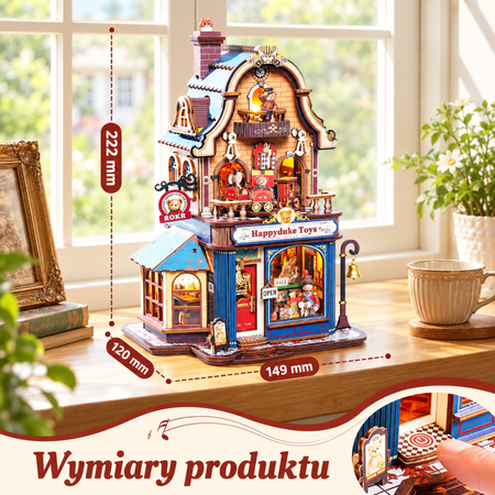 Happyduke Toys – DIY Miniaturowy Domek | ROKR