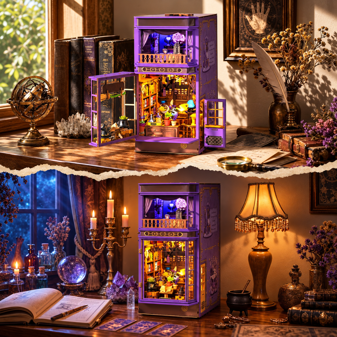 Whisper Magic Shop – DIY Book Nook Robotime | Puzzle 3D Prezent – pomysł na prezent
