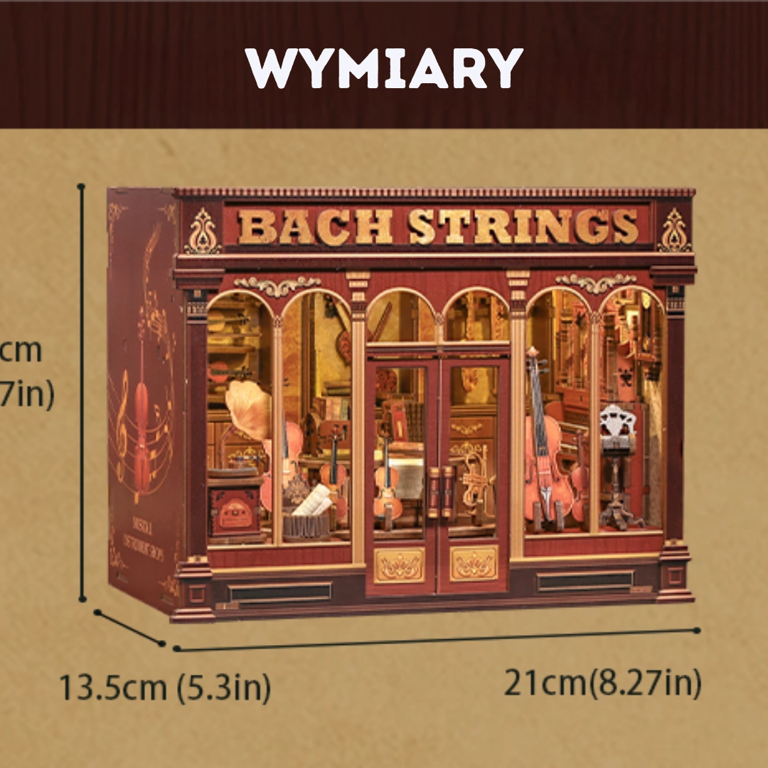 DIY Sklep Muzyczny Struny Bacha – wymiary i proporcje