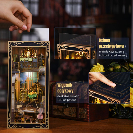 Pianist with Nightingale DIY – book nook w stylu Art Nouveau