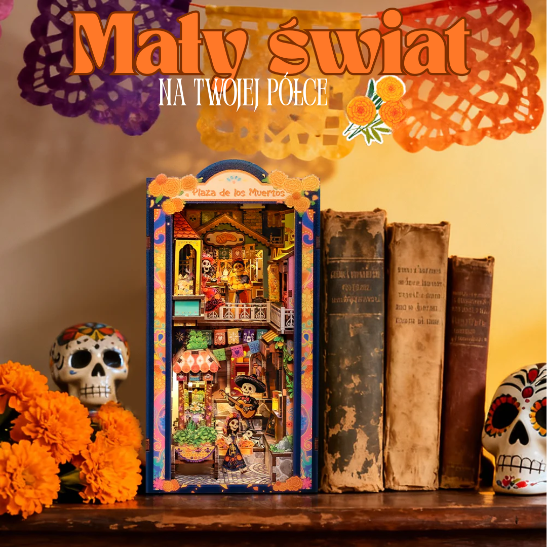 Plaza de los Muertos - DIY Book Nook | Cutebee Miniaturowy Domek – pomysł na prezent