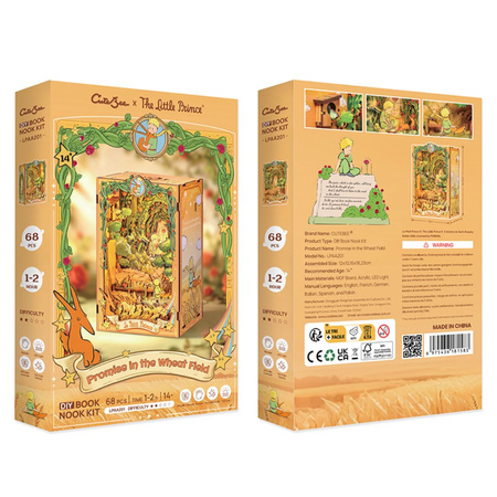 Mały Książe i Lis CuteBee DIY Book Nook – Puzzle 3D Prezent