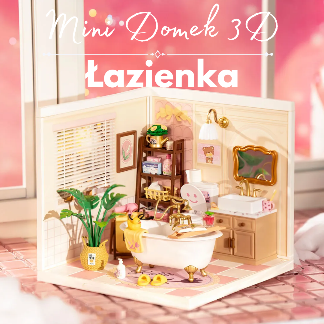 Mini Domek 3d - Łazienka | Rolife – pomysł na prezent