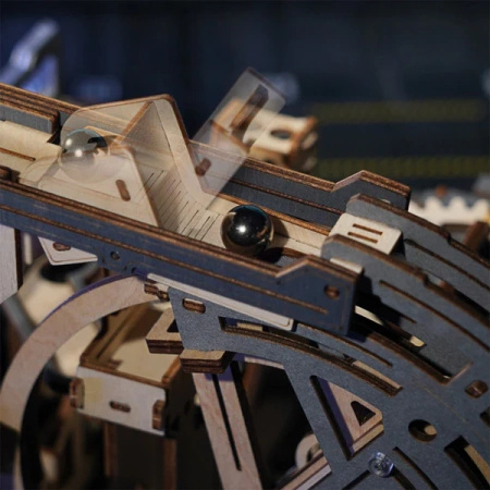 Drewniany Tor Dla Kulek Puzzle 3D - Marble Spaceport | Robotime