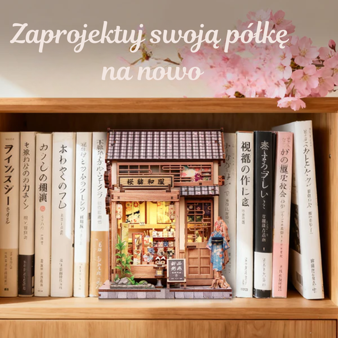 Sakura Kimono Shop – DIY Book Nook Puzzle 3D | CuteBee – pomysł na prezent