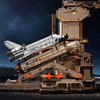 Space Shuttle Rakieta – Puzzle 3D ROKR, mechaniczny start z LED
