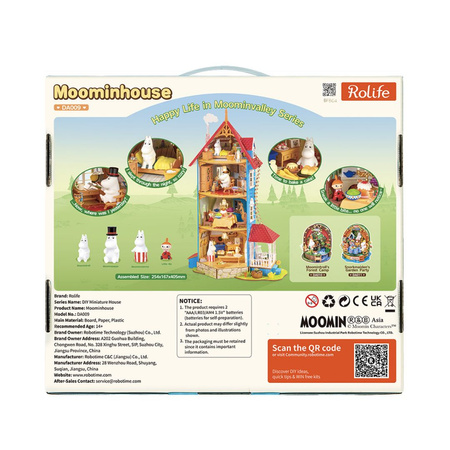 Moominhouse – miniaturowy Dom Muminków DIY