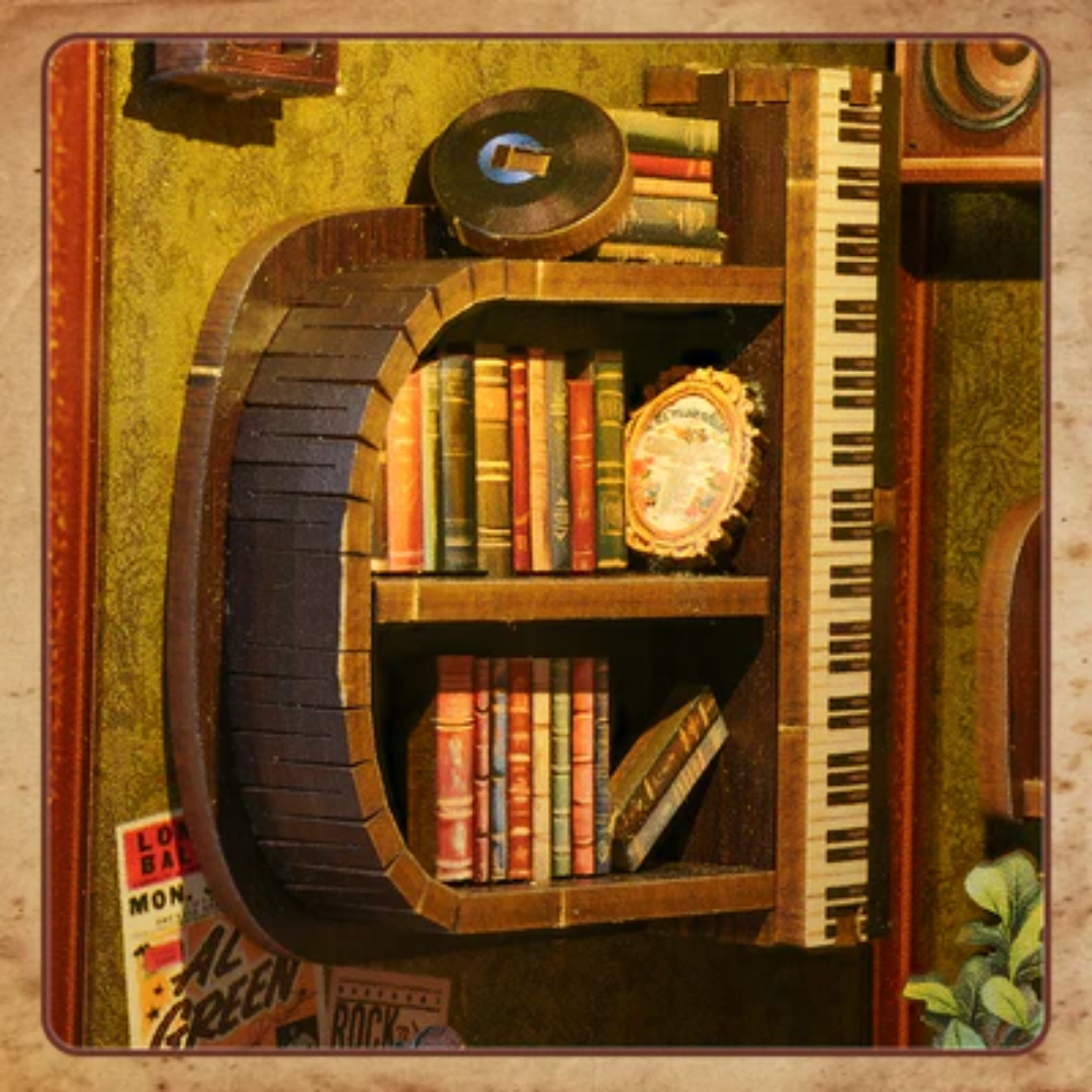 Detale, które odkrywasz – DIY Book Nook - Memories Music Bookshop | Cutebee