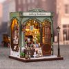 Zestaw Świąteczny Book Nook – Gallery Bookstore | Cutebee miniaturowy domek puzzle 3D