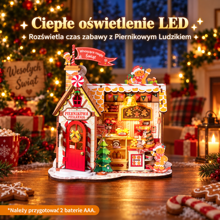 Gingerbread Bakery – Mini Domek 3D | Rolife
