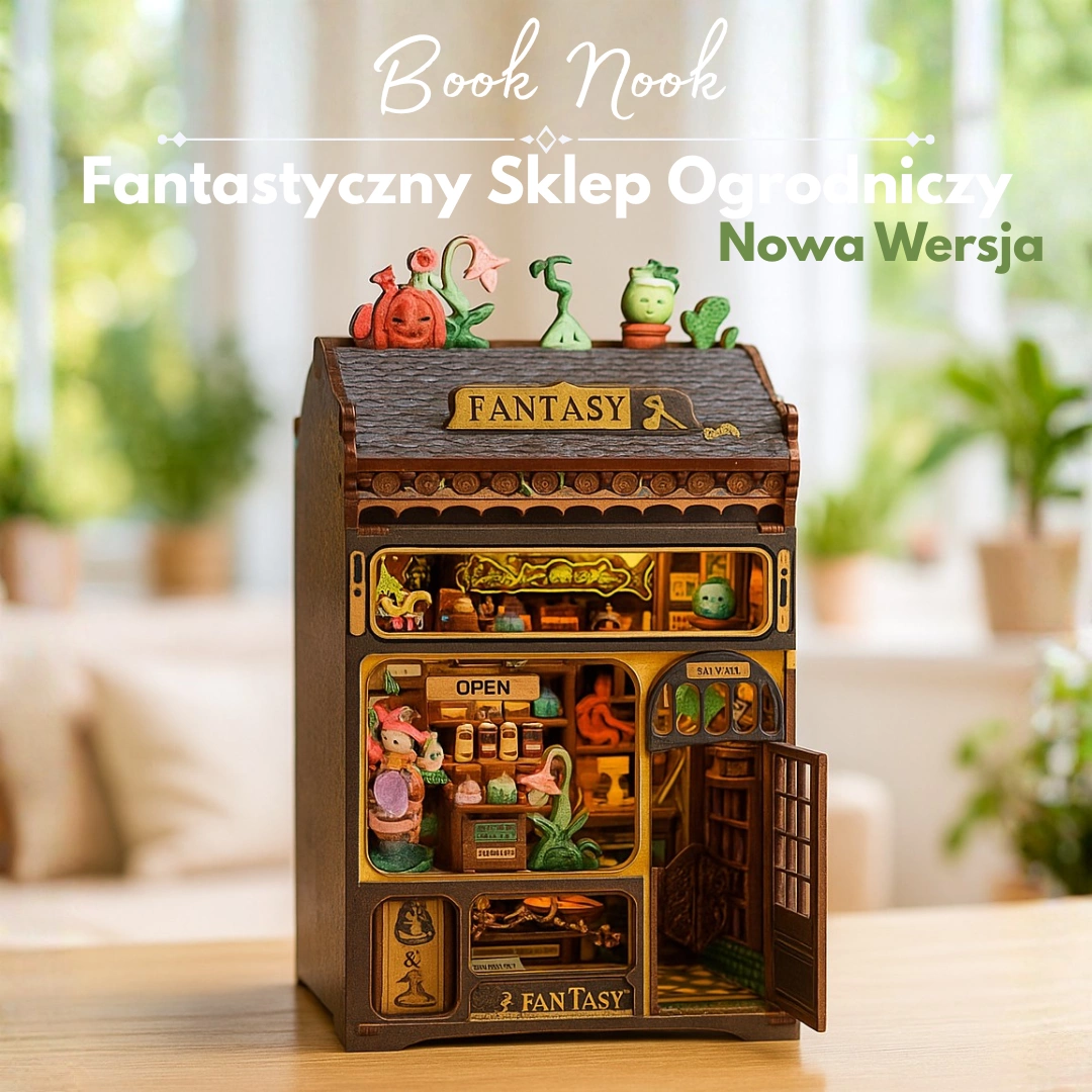 CuteBee Fantasy Plant Shop – nowa wersja book nooka z osłoną przeciwkurzową
