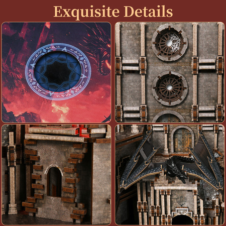 DIY Book Nook - Ember Castle | Minicity Miniaturowy Domek