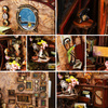 Painter's Day at Dusk – DIY Book Nook Minicity | Puzzle 3D Prezent