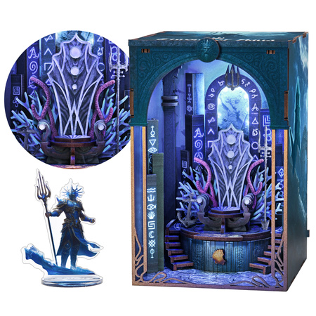 DIY Book Nook - Throne of Aqua | Minicity Miniaturowy Domek