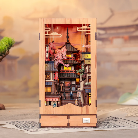 Twilight Sakura Path – DIY Book Nook CuteBee | Puzzle 3D Prezent