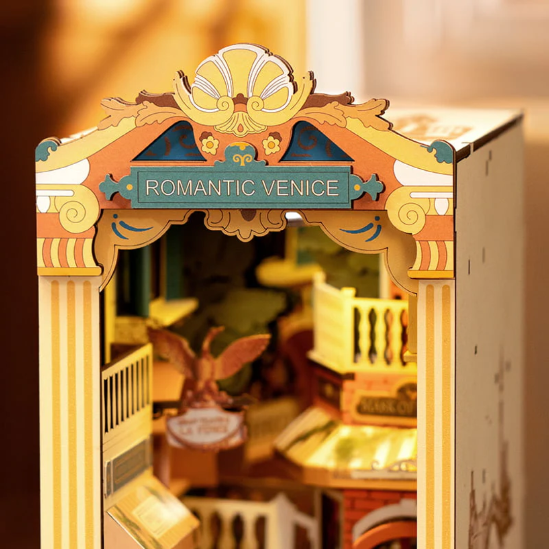 Efekt wow w biblioteczce – DIY Book Nook - Romantyczna Wenecja | Rolife