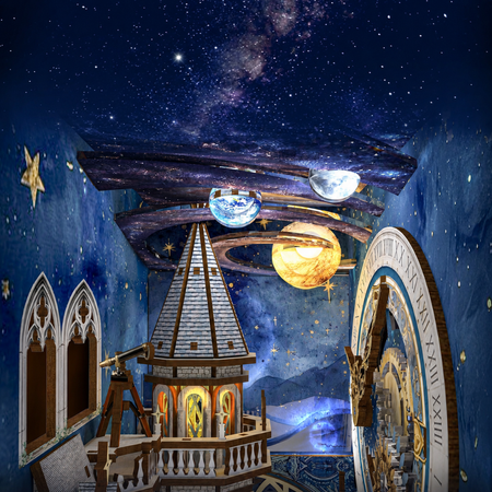 Stellar Castle – DIY Book Nook Minicity | Puzzle 3D Prezent