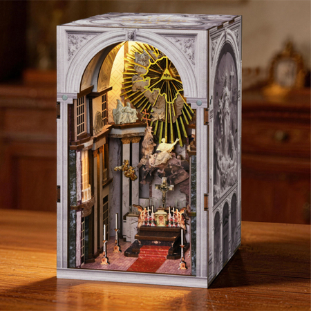St. Charles Church – DIY Book Nook Minicity | Puzzle 3D Prezent