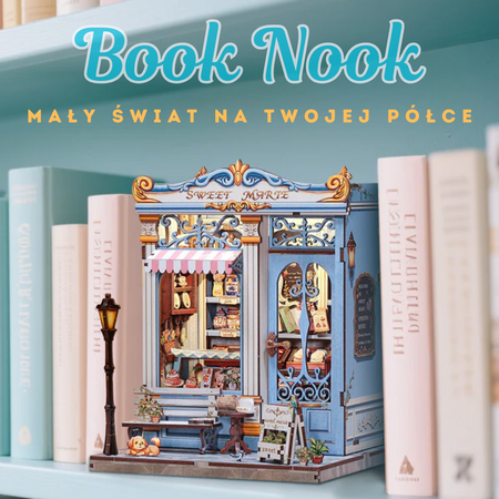 DIY Book Nook - Cukiernia Sweet Marie | Cutebee