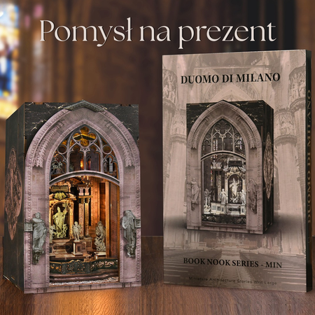 Katedra Duomo di Milano – DIY Book Nook Minicity | Puzzle 3D Prezent