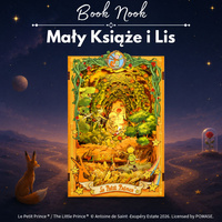 Mały Książe i Lis CuteBee DIY Book Nook – Puzzle 3D Prezent