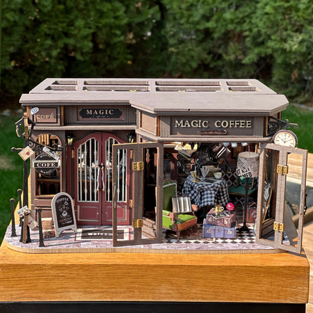 DIY Miniaturowy Domek - Magic Coffee Shop | Cutebee