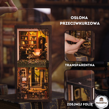 DIY Book Nook Zestaw Świąteczny - Agencja Detektywistyczna | Cutebee Miniaturowy Domek
