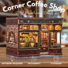 DIY Miniaturowy Domek - Corner Coffee Shop | Cutebee