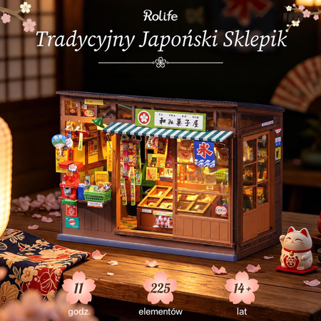 Nostalgic Corner Shop – DIY Miniaturowy Domek | Robotime