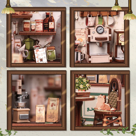 DIY Book Nook - Sunny Cafe | Cutebee