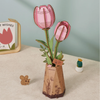 Pink Tulip – Puzzle 3D Rowood, 